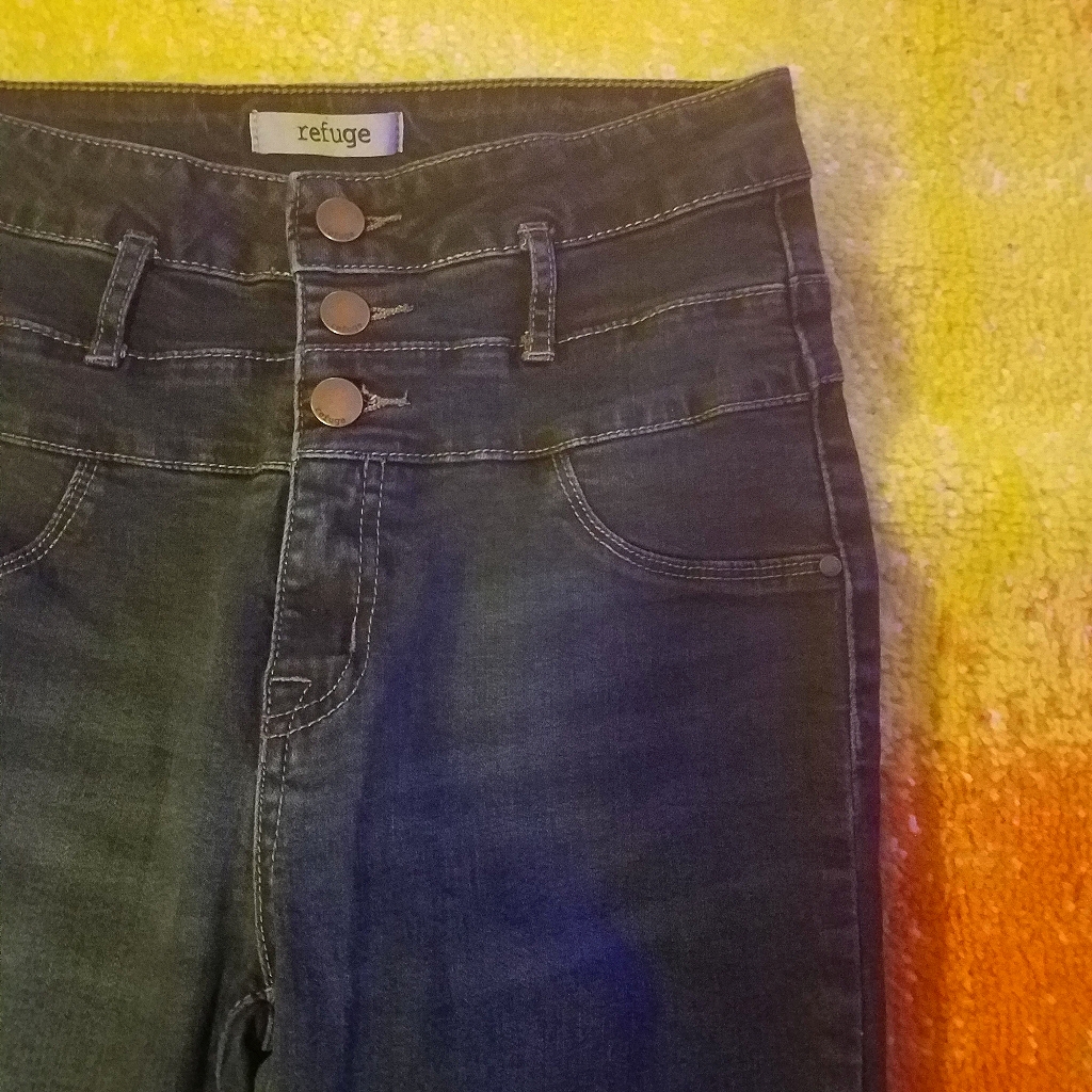 Refuge Brand Dark Wash High Waisted Denim